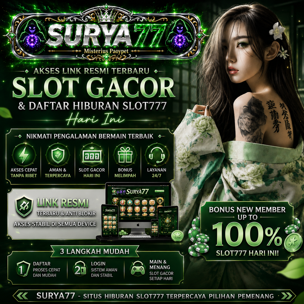 SURYA77 | Link Slot777 Resmi Situs Slot Gacor Hari Ini Slot88 Terbaru Gampang Menang