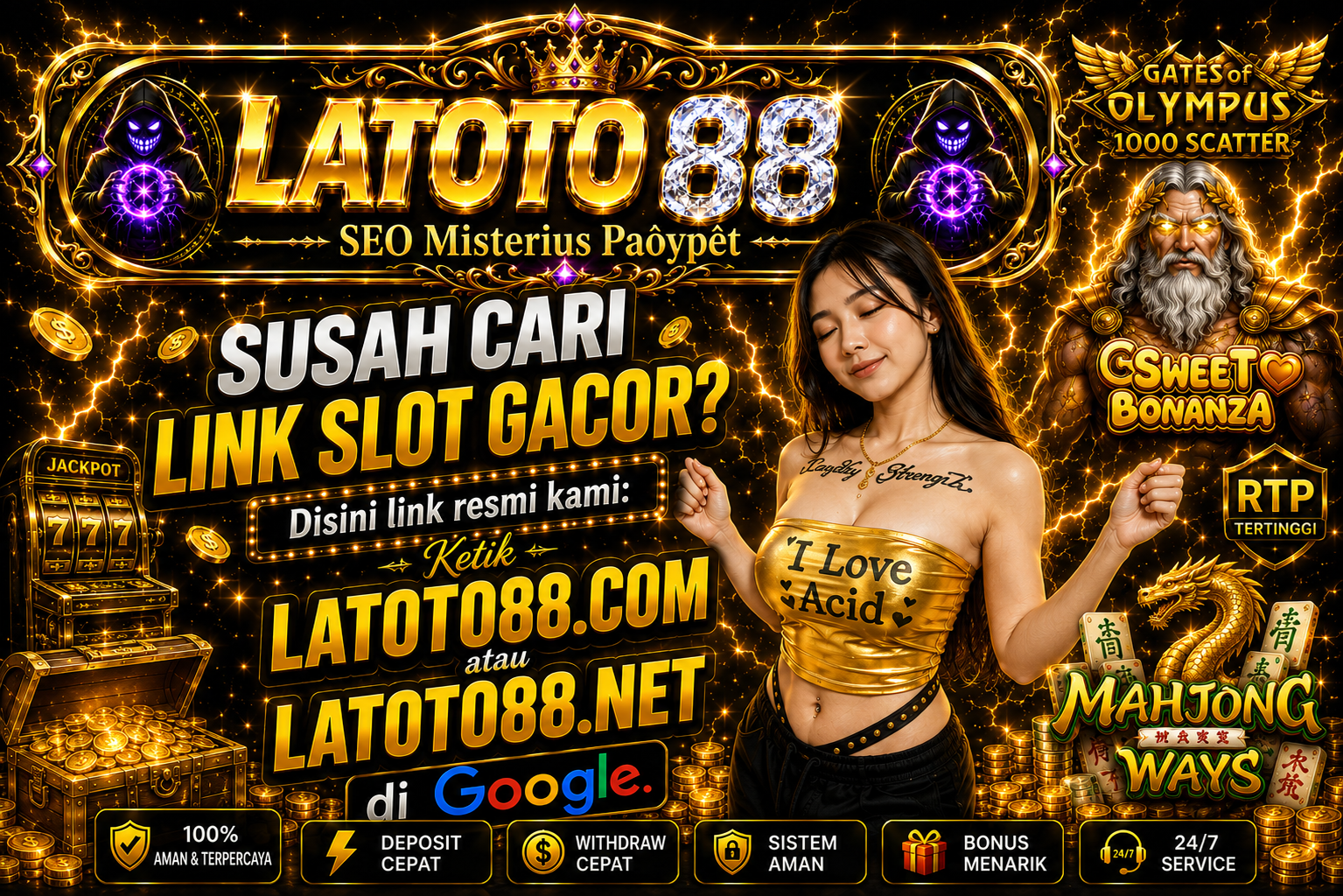 LATOTO88 | Link Situs Slot Gacor Online Maxwin & Slot777 Resmi OJK Indonesia Internasional Gampang Menang Hari Ini